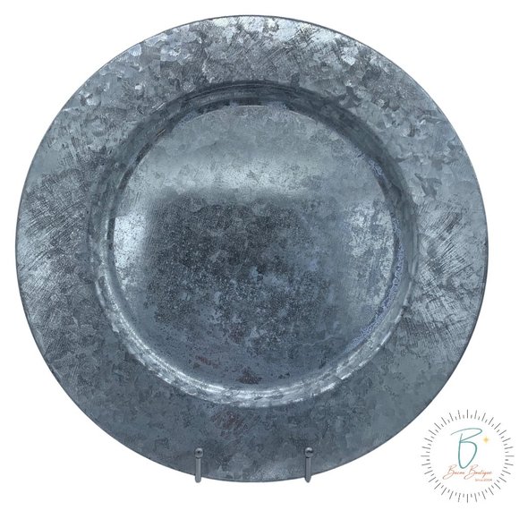 Hobby Lobby Dining Hobby Lobby Galvanized Metal Plate Chargers 3 In